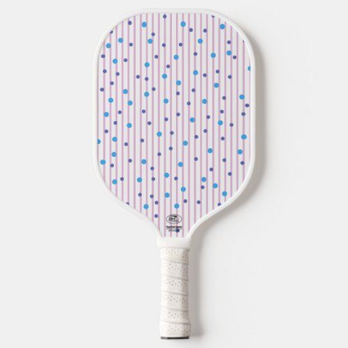 Polka Dots  Stripes Pickleball Paddle Template