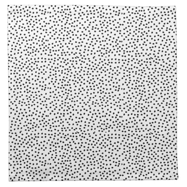 Polka Dots Table Runner Cloth Napkin (Front)