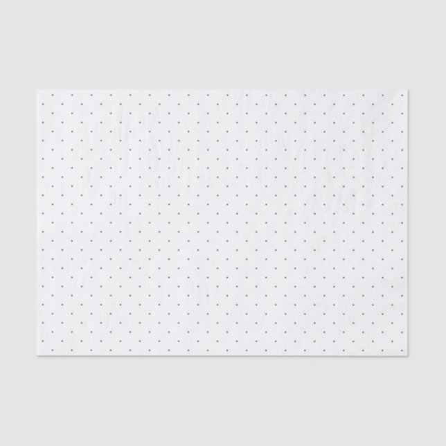 Polka Dots Tissue Paper in Gray (Front)