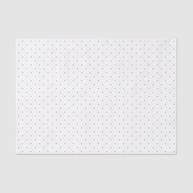 Polka Dots Tissue Paper in Sepia (Front)