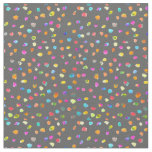 Polka dots watercolor boho pop art fabric