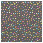 Polka dots watercolor boho pop art fabric