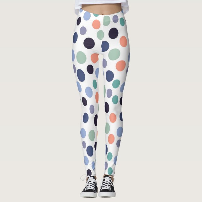 Polka Dots Women's Leggings (Front)