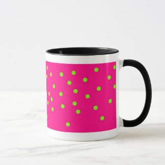 POLKA DOTTED INTIAL MUG