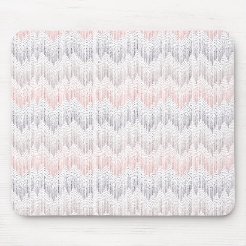Polka Dotted Mountain Peak Pattern Mouse Pad