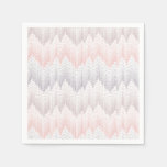 Polka Dotted Mountain Peak Pattern Napkins