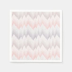 Polka Dotted Mountain Peak Pattern Napkins
