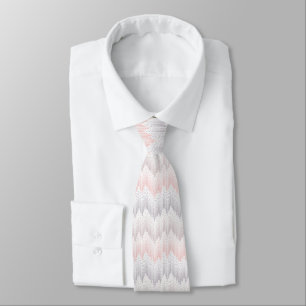 Polka Dotted Mountain Peak Pattern Neck Tie