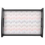 Polka Dotted Mountain Peak Pattern Serving Tray