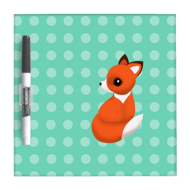 Polka Fox Dry-Erase Board (Front)