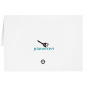 Polka Fox Notelet Cards (Back Horizontal)