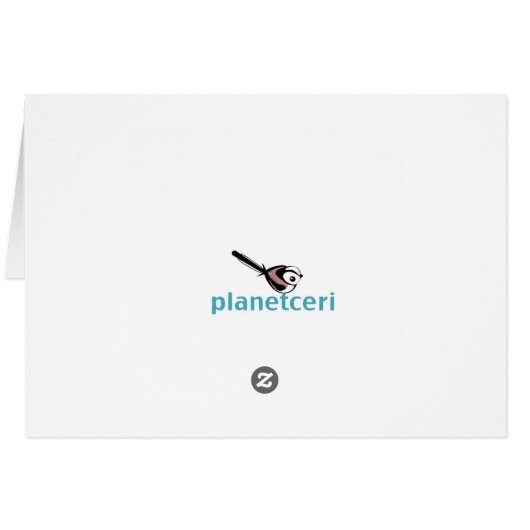 Polka Fox Notelet Cards (Back Horizontal)