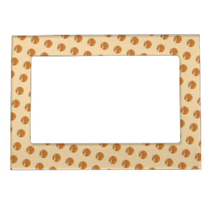 Polka golden dots magnetic picture frame