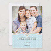 Polka Kaart van de Vakantie Kerstmis Dot (Back)