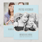 Polka Kaart van de Vakantie Kerstmis Dot (Front/Back)