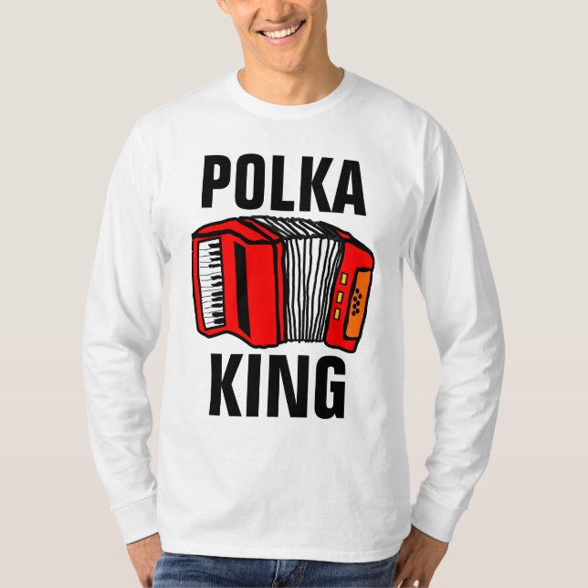 POLKA KING ACCORDIAN T-SHIRTS (Front)