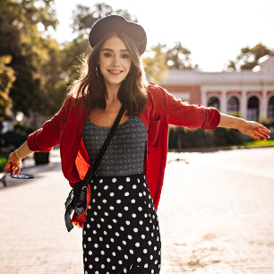 polka lines tank top