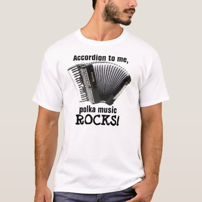 Polka music rocks T-Shirt (Front)