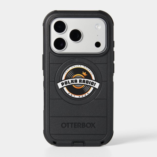 Polka Radio Branded Otterbox iPhone Cover (Back)