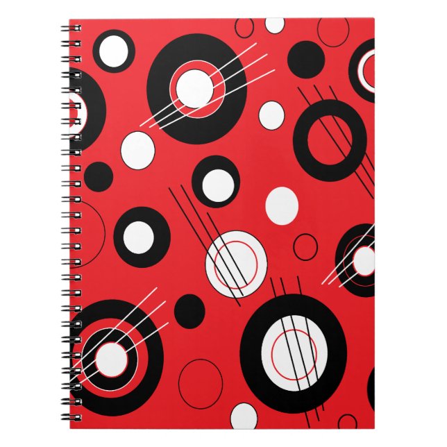 Polka Red Notebook (Front)