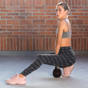 Polka Round Capri Leggings