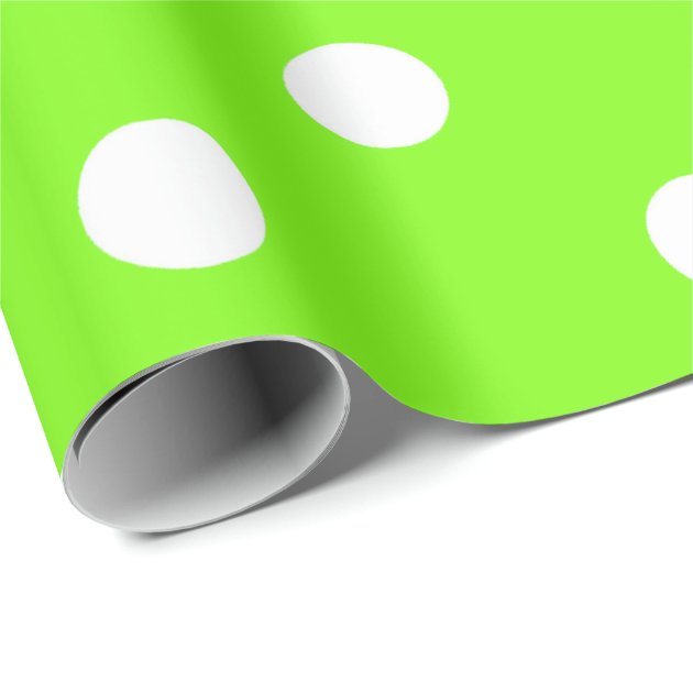lime green wrapping paper