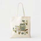 Polka Tree Owl Bag