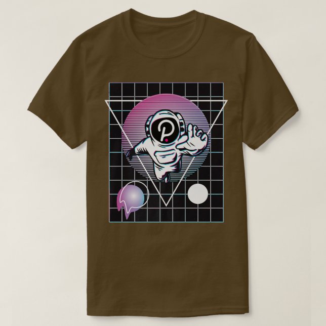 Polkadot Astronaut  T-Shirt (Design Front)
