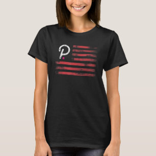 Polkadot Crypto Usa Flag Cryptocurrency T-Shirt
