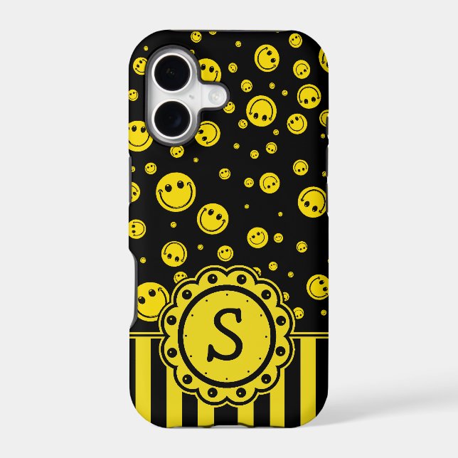 PolkaDot Monogram Iphone Case (Back)