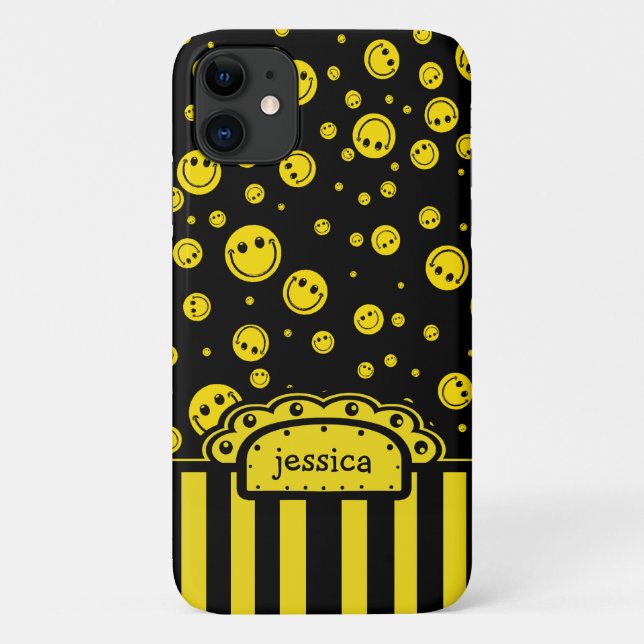 PolkaDot Name Template Case-Mate iPhone Case (Back)