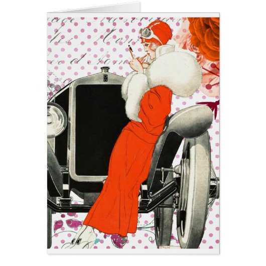 polkadots flapper cards (Front)