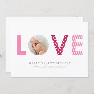 Polkadots & Stripes Pink/Red Invitation