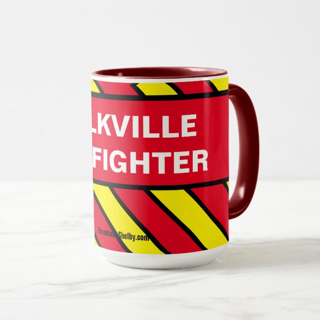 POLKVILLE FIREFIGHTER MUG (Front Right)