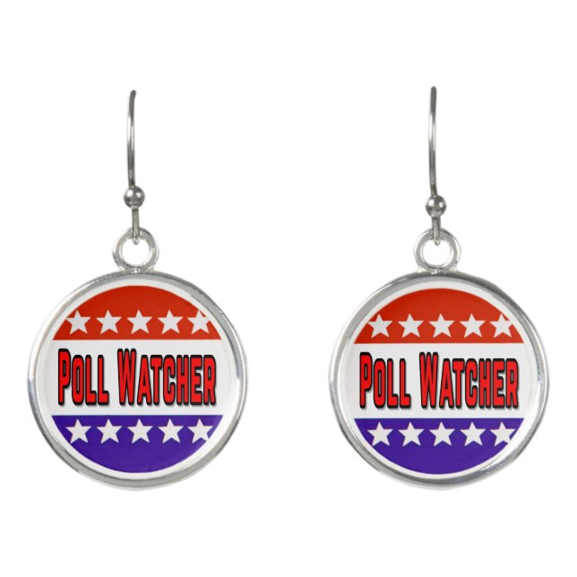 Poll Watcher Earrings (Front)
