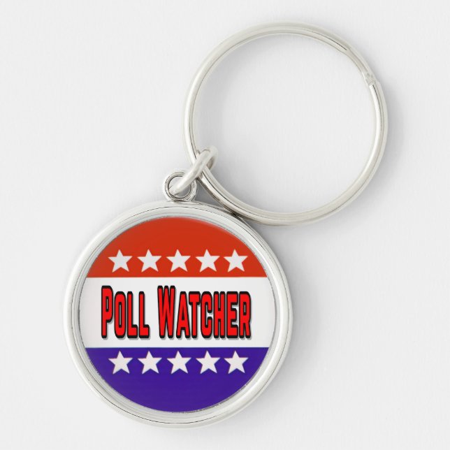 Poll Watcher Keychain (Front)