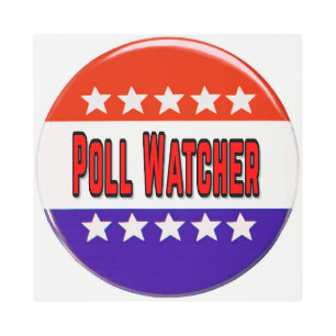 Poll Watcher Metal Print