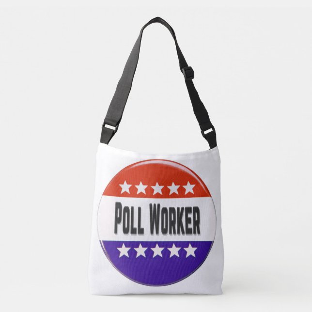 Poll Worker Crossbody Bag (Front)