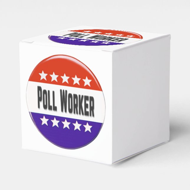 Poll Worker Favor Boxes (Front Side)