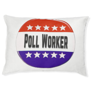 Poll Worker Pet Bed