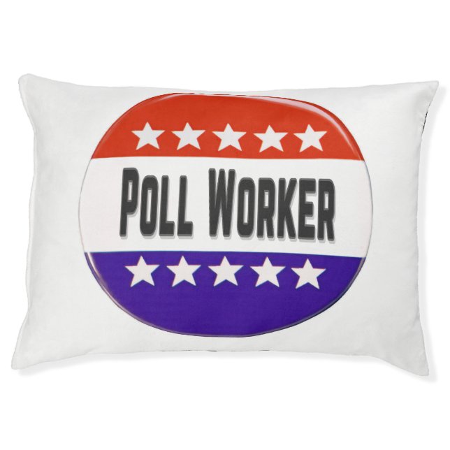 Poll Worker Pet Bed (Front)