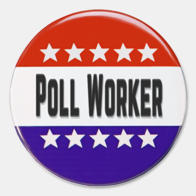 Poll Worker Sign (Front)