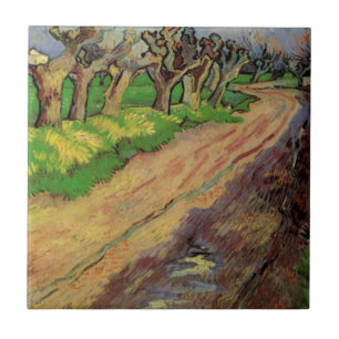 Pollard Willows by Vincent van Gogh Ceramic Tile