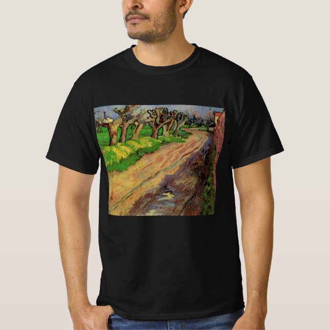 Pollard Willows by Vincent van Gogh T-Shirt (Front)