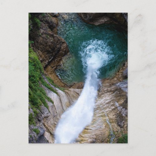 Pollat River Waterfall _ Neuschwanstein Castle Postcard