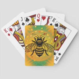 Pollenating Bee Playing Cards, Deck of Cards