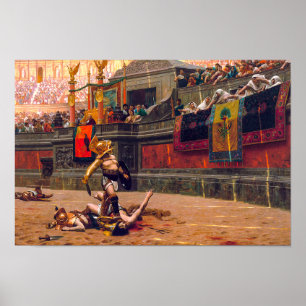 Pollice Verso Jean-Leon Gerome Poster
