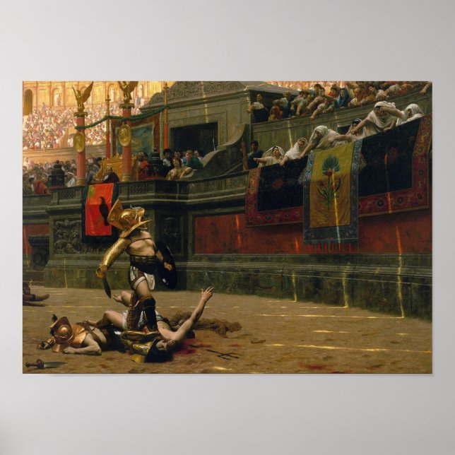 Pollice Verso -- With A Turned Thumb Poster (Front)