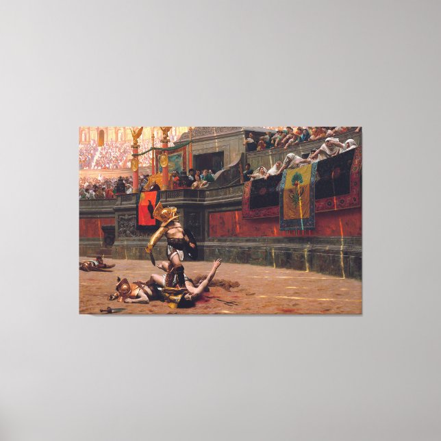 Pollice Verso wrapped canvas 53.5" x 35.5" Print (Front)