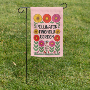 Pollinator Friendly Garden Flag
